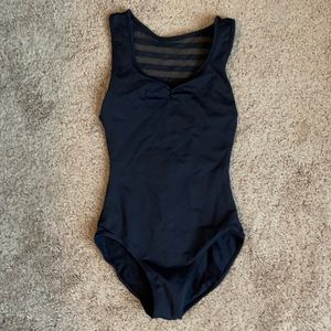 Black mesh design So Danca leotard